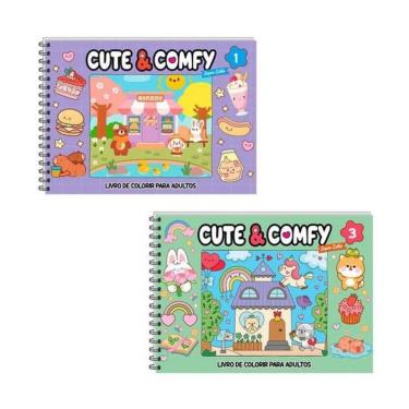 Imagem de Combo Cute & Comfy Super Extra - Kit Com 2 Livros - Capa Dura Holográfica