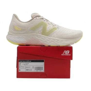 Imagem de New Balance Fresh Foam X Evoz V3 Tênis de corrida masculino, Linho/sal marinho/Moonrock, 12