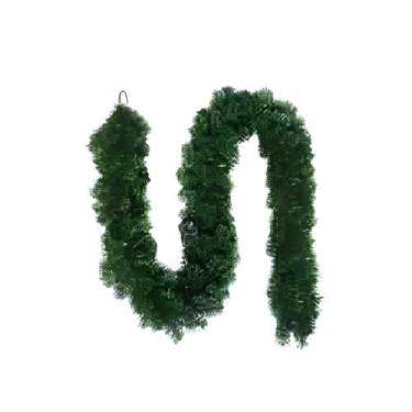 Imagem de Festão Aramados Verde Plásticos 300 Galhos - 500Cm - Wincy Natal