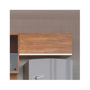 Imagem de Armário Aéreo de Geladeira Bartira Amazonita com 1 Porta e 80cm de largura - Damasco