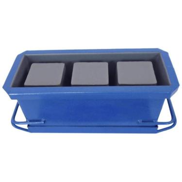 Imagem de Forma Manual Bloco De Concreto De 1514X19X39Cm 3 Furos Fundo