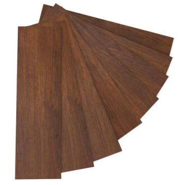 Imagem de Revestimento Tijolinho Rodabanca Madeira Jacarandá Adesivo Flexivel pa