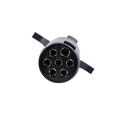 Imagem de Transmissor redondo TowMate de 7 pinos - fio vermelho - para barras de luz sem fio TowMate | Feito nos EUA | TM5007