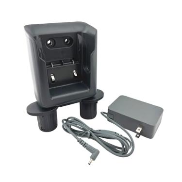 Imagem de SCREENTRONICS Suporte de parede para estação de ancoragem com carregador de bateria, adaptador de energia compatível com Samsung Jet 60 Jet 70 Jet 75 Jet 90 Plus Series Fit Flex Pet aspirador de pó