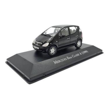 Imagem de Miniatura Mercedes Benz Classe A 1999 Preto Metal 1:43 - Planeta Deago
