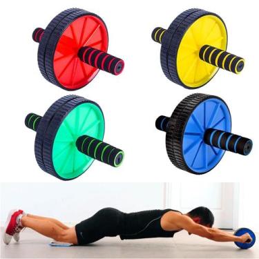 Imagem de Rolinho Exercícios Rodinha Abdominal Aparelho Academias - SHOP ALTERNA