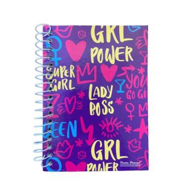 Imagem de Caderno Espiral 1/8 Capa Dura 80 Folhas Escolar Sortido-2un - Blook, e