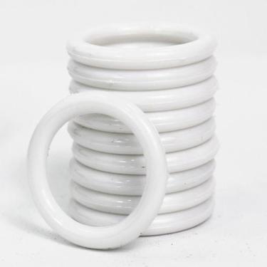 Imagem de Argola Plástica Pequena 2,7cm Branca Para Artesanato 30 Unidades - Rus