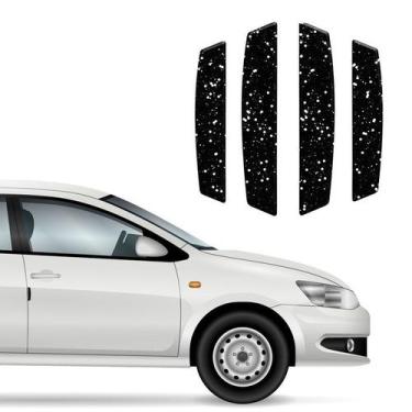 Imagem de Adesivo Protetor De Porta Olho De Gato Estrelas Refletivo - SPORTINOX,