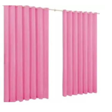 Imagem de Cortina Taia 4,00 X 2,50 Microfibra Com Ilhos A Mais Barata - DJB Enxo