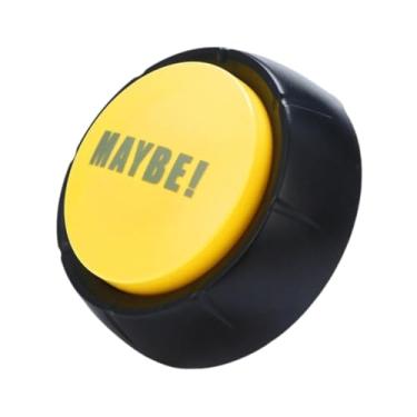 Imagem de IEUDNS Botão de som Botão de efeito sonoro Brinquedo de brincadeira Resposta engraçada Campainha para reunião de amigos Treinamento de animais de estimação, Talvez