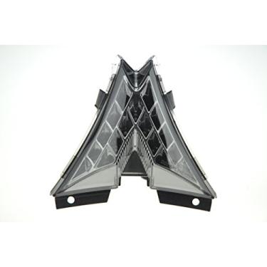 Imagem de TOPZONE Lighting Lente de luz traseira de freio para lanterna traseira de motocicleta para abrilia 2010 -2016 RSV4 TUONO V4 (fumaça)