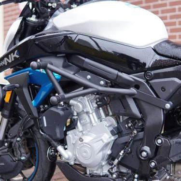 Imagem de Barras de colisão de estrada off-road protetor de motor competitivo com CFMOTO 675SR 675SR-R 675SS 675NK 2024 2025 Proteção de motocicleta contra quedas acessórios