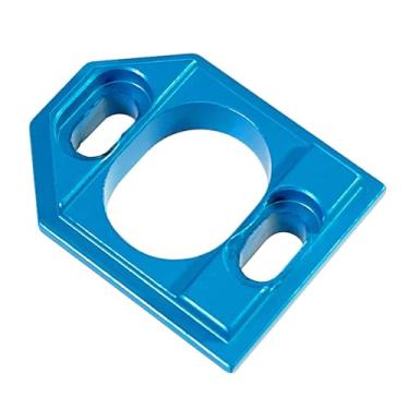 Imagem de Dynwave Placa de montagem do motor do carro RC, suporte de base motor, peças de reposição resistentes, peça de atualização para 16207 1/14 1/16 RC Car Crawler, Azul