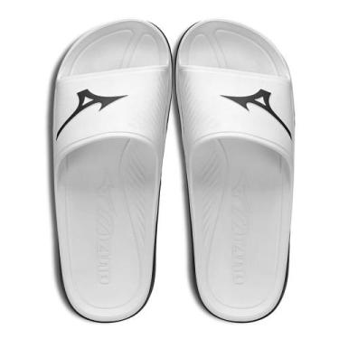 Imagem de Chinelo Slide Masculino Mizuno Enerzy Branco/preto, Branco, Preto, 39