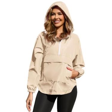 Imagem de Capa de chuva, jaqueta corta-vento, pension, impermeável, cáqui - PESI