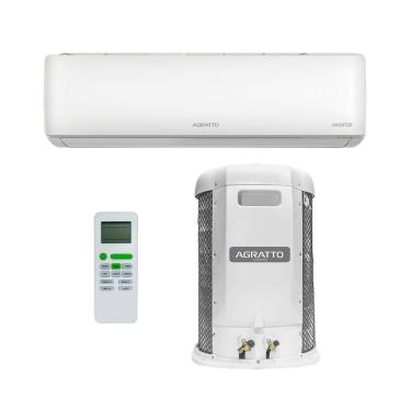 Imagem de Ar Condicionado Split Hiwall Inverter R-32 Liv Top Agratto 24000 BTUs Frio 220V Monofásico