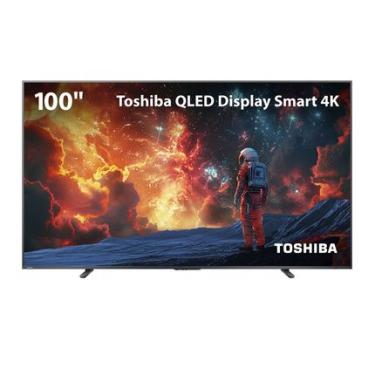 Imagem de Smart TV QLED 100 4K UHD Toshiba Google TV 4HDMI 2USB 1AV - 100Z670RS 100Z670RS