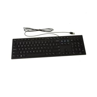 Imagem de Teclado de desktop multimídia Dell USB com fio, inglês, modelo: KB216