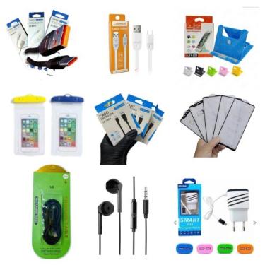 Imagem de Kit Lojista Loja 50 Acessorios Para Celular - Atacado - altamex sumerx