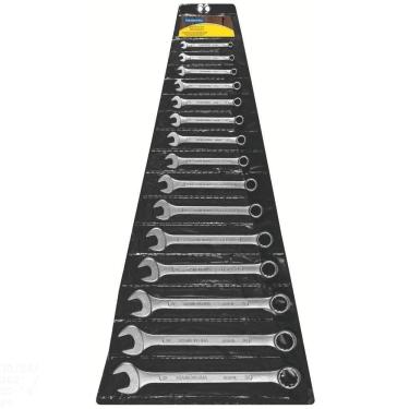 Imagem de Jogo De Chaves Combinadas Tramontina Basic Com Corpo Em Aço Especial Cromado 15 Peças Tramontina