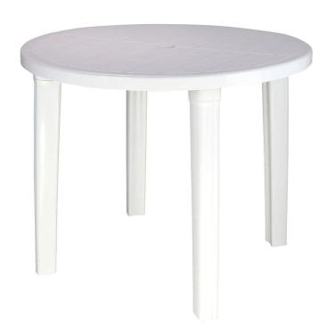 Imagem de Mesa Redonda Tramontina Cassino Basic Branco Tramontina