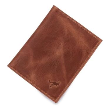 Imagem de Carteira Couro Legítimo Masculina 3Tripla com Porta CNH(Marrom)