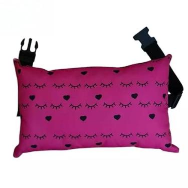 Imagem de Almofada Para Lombar Travesseiro Poltrona para Lombar Almofada para as Costas(Pink)