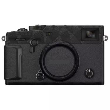 Imagem de Adesivo de capa de câmera X Pro3 para FujiFilm X-Pro3 protetor de câmera película protetora de pele decoração e resistência ao desgaste XPro3 (triângulo preto + couro preto)