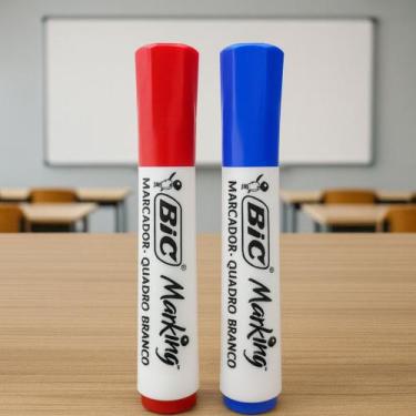 Imagem de Kit Com 2 Marcadores Para Quadro Branco Escolha Sua Cor BIC Marking, A