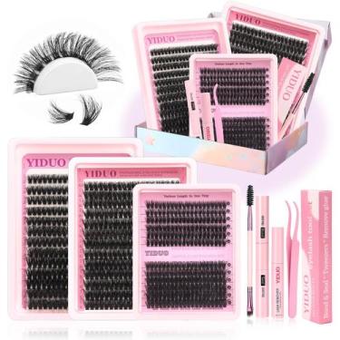 Imagem de Kit de cílios Eyelash Clusters, pacotes de presente YIDUO, 760 unidade