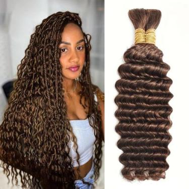 Imagem de Braiding Hair Flynsion Deep Wave 18 polegadas 110g 2 pacotes
