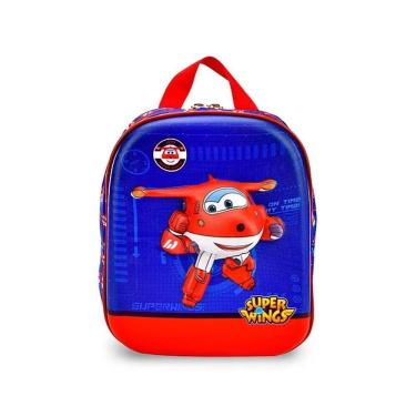 Imagem de Mochila Infantil Maxtoy Super Wings Azul