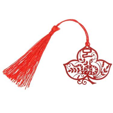 Imagem de Marcador de página 1 peça marcador de página de metal boi do zodíaco chinês estilo corte de papel clipe de livro para professores presente estudante material escolar marcador de livro de metal (cor