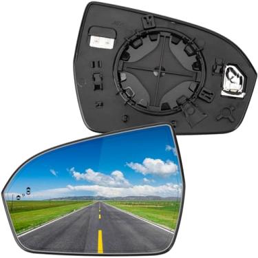 Imagem de LOIYLLEN Substituição do espelho lateral do motorista para Lincoln MKX 2016 2017 2018, MKC 2015-2019, Nautilus 2019-2023 - Vidro do espelho do lado esquerdo, vidro dos espelhos retrovisores com