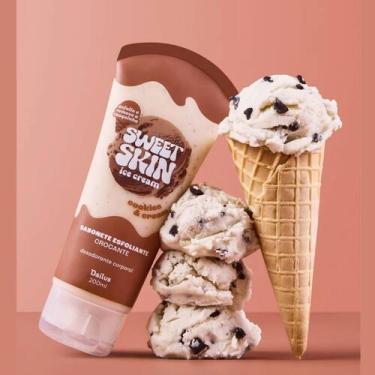 Imagem de Dailus Sweet Skin Kit Cookie e Cream Sabonete Esfoliante + Creme Hidra