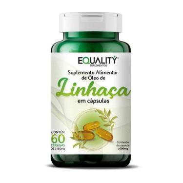 Imagem de Óleo de Linhaça 1000mg Pote 60 Cápsulas em Softgel - Equality Suplemen