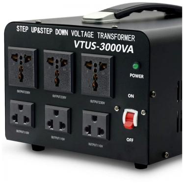 Imagem de Transformador de Tensão 3000W Converte 220V para 110V ou 110V para 220V, Yinleader VTUS...