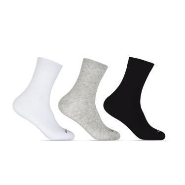 Imagem de Meia Casual Cano Longo /Preta/Cinza Hoahi