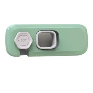 Imagem de Fechadura Trava de Segurança Porta Geladeira Armario Gaveta Janela Criança Bebe Infantil Resistente Proteçao