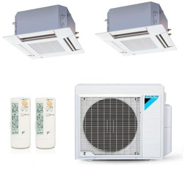 Imagem de Ar-Condicionado Multi Split Inverter Daikin 18.000 BTUs (2x Evap K7 4 Vias 9.000) Quente/Frio 220V