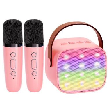 Imagem de Mini máquina de karaokê YLL para crianças e adultos, alto-falante Blue