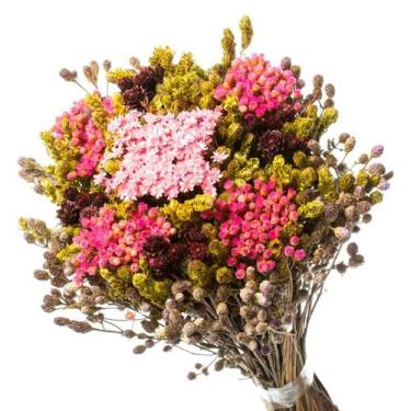 Imagem de Buquê Preservado Rústico Colorido I Flores Desidratadas - Pense Flores