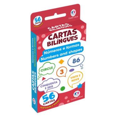 Imagem de Livro - Flash Cards Cartas Bilíngues - Números e Formas - Numbers and 