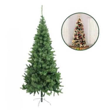 Imagem de Árvore de Natal 210cm Galhos Premium - Pinheiro Artificial Verde Super Cheio para Decoração Natalina Profissional(210cm 600Galhos - Pé Ferro)