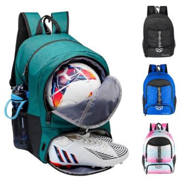 Imagem de Bolsa de futebol juvenil Moonlike Soccer Mochila com compartimento par