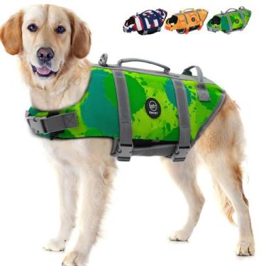 Imagem de Colete salva-vidas para cães EMUST Dog Life Vests Swimming L Multigree