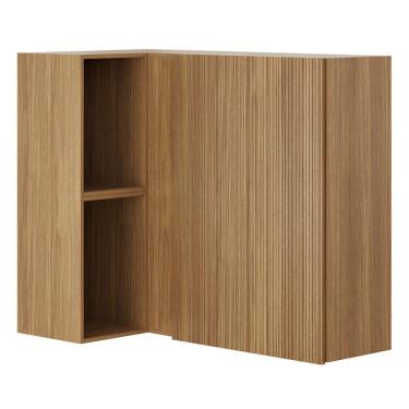 Imagem de Armário Aéreo Canto Reto Art Kits Paraná Cor:freijó Riscatto