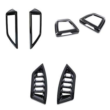 Imagem de Bishop Tate Para Subaru Crosstrek GT 2018 2019 2020 2021 2022, Impreza GK 2017 2018 2019 2020 interior do carro A/C saída de ar condicionado capa de ventilação decoração guarnição ABS fibra de carbono