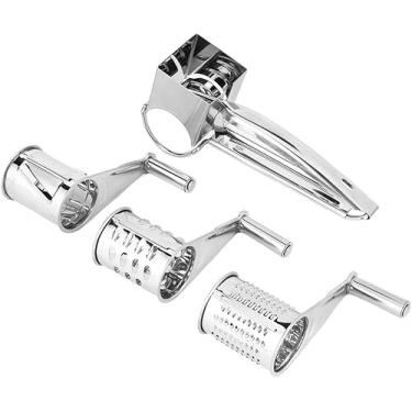 Imagem de Gerador de Queijo Rotativo Manual de Aço Idável Corr Rotativo Portátil Mr de Trituração Para Queijo Duro Chocolate Nozes Festa Sobremesa Restaurante Utensílios de Cozinha